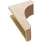 Ekena Millwork 6"W x 12"D x 18"H Classic Legacy Rough Cedar Woodgrain TimberThane Corbel, Primed Tan CORUR06X12X18LGYRCPR - alternate 4